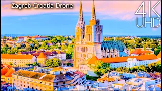 Zagreb Croatia in 4K Drone