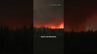 Wildfire in Northern Manitoba forces resident to flee