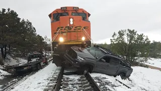 Runaway Train Crashes And Derailments Caught In Camera , Terrible Train Accidents Compilation !!