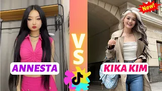 🔴 Annesta Kim vs Kikakim Xo Team Dance Hot Tiktok 2022 💘Feels New Tiktok Dance Challenge Compilation
