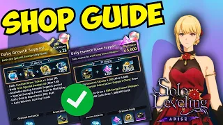 Buy THESE If You Are A Small Spender! | Full Shop Guide [Solo Leveling: Arise]