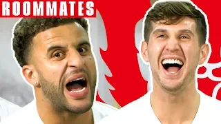 Walker vs Stones | Walker STILL Can't Believe his FIFA 19 Stats! | Roommates | England