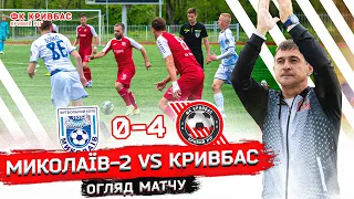 Огляд  Миколаїв-2-Кривбас 0:4