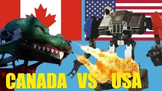 CANADA Challenges USA to Giant Robot Duel!