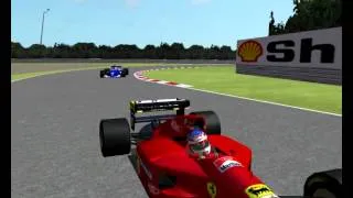 Mod Formula 1 1994 Montreal du Canada David Marques flames Race circuit With half the race gone, there F1C Racing F1 Challenge 99 02 Grand Prix GP World Championship year 2012 2013 2014 2015 07 11 22 53 00 13