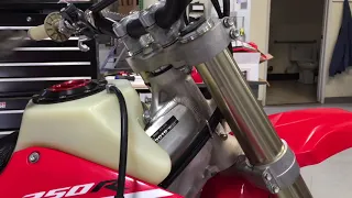 Honda CRF Parabolic Damper install