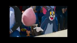 Tom & Jerry Movie - Tom Cat catches baseball at Yankee Stadium scene