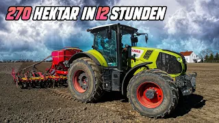 270 Hektar in 12 Stunden | Der Hafer ist drin!