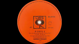 1964: Barbra Streisand - People - mono 45