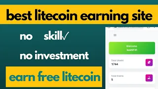 Earn free LTC 2022 | earn $5 in LTC daily | earn free litecoin without investment