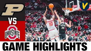 #1 Purdue vs #24 Ohio State | 2023 College Basketball Highlights