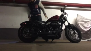 Harley forty eight - my first start