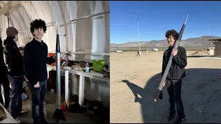 Successful High School Built Amateur Rocket Launch to 41,990(Re-upload)