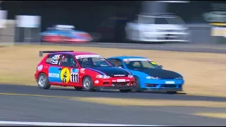 Honda Civic Jordan Cox Under 2 Litre Final Race Weekend VS Jason Hendy Nissan 200sx