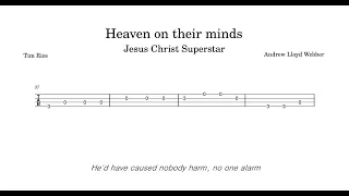 Jesus Christ Superstar - Heaven On Their Minds BASS TAB(Download Link)