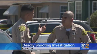 Man shot to death in Compton Sunday morning