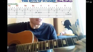 The boys of summer - Don Henley - Unplugged rock music - Guitar & voice - PDF tab to download