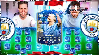 🚨 HAALAND TOTS PREDICTION SBB 🚨🔥 vs Cenk!! EA FC 24 Squad Builder Battle