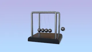 Satisfying animation | Newton's Cradle Steel Balance Pendulum Ball