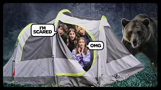 LAST TO LEAVE THE TENT WINS $10,000 CHALLENGE **HAUNTED FOREST** ⛺🌲|Sophie Fergi