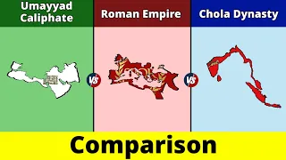 Chola dynasty vs Roman Empire vs Umayyad Caliphate | Chola Dynasty | Comparison | Data Duck