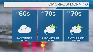 Cleveland weather: Rain on Friday with temps in the low 80s in Northeast Ohio