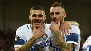 Hapoel Beer Sheva - Inter 3-2 (24/11/16), EL 2016/17 - ICARDI E BROZOVIC LA SBLOCCANO