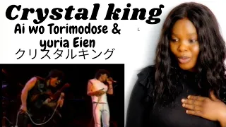 First Time listening | Crystal King - Ai wo Torimodose & Yuria Eien Ni | クリスタルキング | Reaction