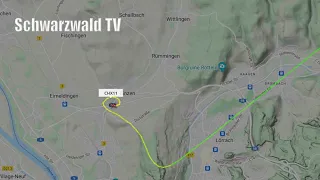 🚨🚁 Verkehrsunfall auf A 98 bei Eimeldingen - RTH Christoph 11 im Einsatz - Livebericht [14.04.2022]