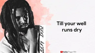 Lucky Dube - Till you lose it all (lyrics) video