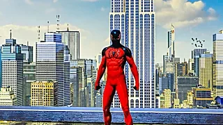 SPIDER MAN PS4 Scarlet Spider 2 Suit Free Roam Gameplay (SPIDERMAN PS4 The Heist DLC)