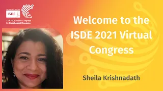 Welcome to the ISDE 2021 Virtual World Congress for Esophageal Diseases – Sheila Krishnadath