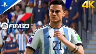 FIFA 23 - Argentina Road to Victory • FIFA World Cup Qatar 2022 - Semi Final | PS5™ [4K] Next Gen