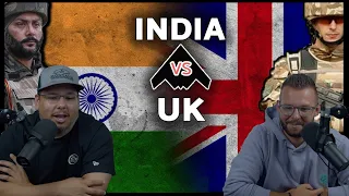 Americans React To India vs UK - Military Power Comparison
