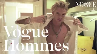 Cody Simpson prepares for the Fendi show unveiling his fashion taboo | Getting Ready | Vogue Hommes