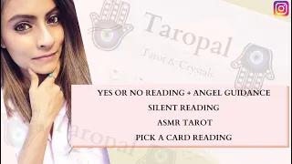 Yes or No +Angel Guidance | No frills, Silent, Timeless, Quick Pick a card reading | ASMR Tarot🧿💖💜