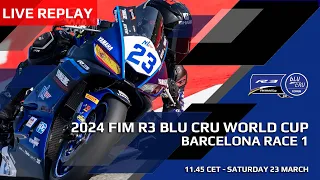 FIM R3 bLU cRU World Cup Live Replay - Round 1, Race 1, Barcelona