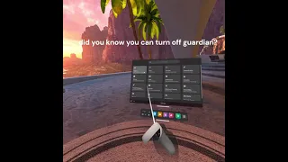 Did you know you can disable guardian? #oculusquest2 #fyp #tutorial #vr