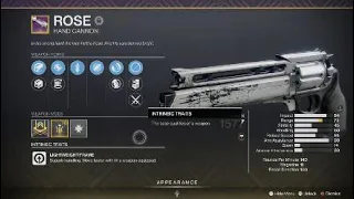 Psa: FREE Rose Hand Cannon GLITCH! GO GET NOW! Destiny 2 Competitive