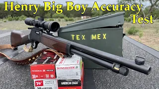 Henry Big Boy Accuracy Test