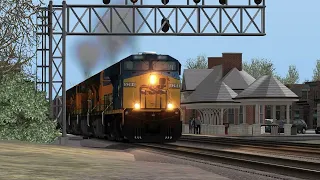 TS2022 CSX ES44DC 5284 Q-563 With a Amazing Narrow Front K5HL