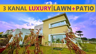 Luxury 3 Kanal House For Sale In GARDEN CITY Bahria Town ISLAMABAD | Big Lawn | Patio | Park Face