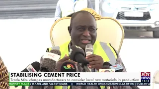 Stabilizing Cement Price - The Market Place on Joy News(11-5-21)