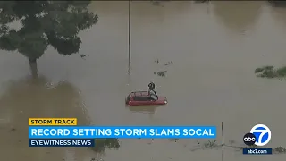 Record-setting storm dumps heavy rain in LA; weather alerts still in effect