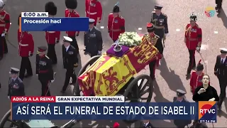 Así será el funeral de la reina Isabel II | RTVC Noticias