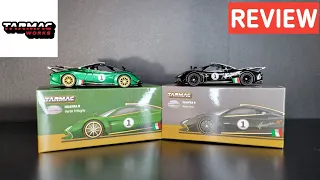 Tarmac Works - Pagani Huayra R - Black & Green - REVIEW