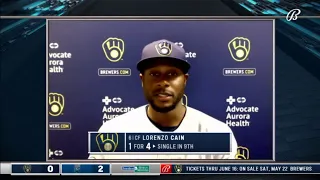 Lo Cain chats after his return to Kansas City