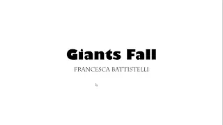 Giants Fall by Francesca Battistelli (lyrics)