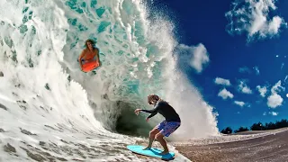 Skimboarders vs. Bodyboarders