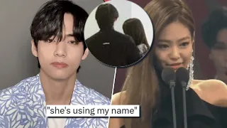 V CRIES "She's Using Me For Clout"! V REPLIES After Jennie YELLS V's Name? (rumor) V BACKSTAGE!